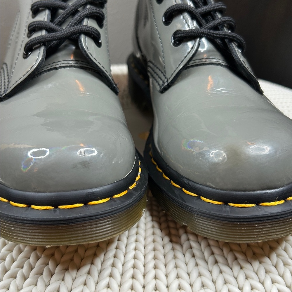Dr. Martens 1460 Rainbow Patten Leather Boot - Picture 9 of 10